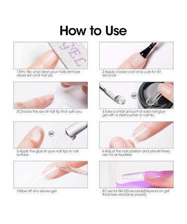 Buy Gellen Solid Gel Nail Glue & Remover Set | 60ml Nail Glue Remover + 15g Solid Gel for Press-On & Acrylic Nails | Best UV Lamp Glue for Durable Nail Tips - Buy Online on GoSupps.com