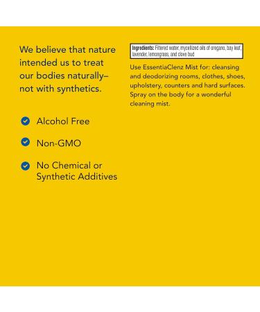 North American Herb & Spice EssentiaClenz Cleansing Mist - 8 fl oz - Cleans & Deodorizes Air - Wild & Natural Plant Oils - Exotic Aroma - Buy Online on GoSupps.com