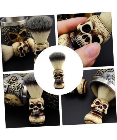 Durable Skull Beard Brush - Men's Shaving & Grooming Tool for Facial Hair & Mustache Care - Buy Online on GoSupps.com