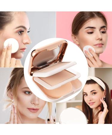 Pressed Powder Double Layer Translucent Finishing Powder Makeup Oil Control Powder Foundation Fixing Powder Makeup Longlasting Pore Filler Cosmetics for Even Tsuchiya - Buy Online on GoSupps.com