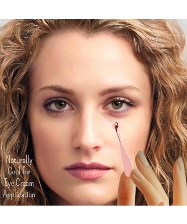 Hippie Girl | The Wink Bar Rose Gold Eye Cream Applicator | Puffy Eye Cream Massage Tool | Durable Zinc Alloy | Mini Facial Care Beauty Tool - Buy Online on GoSupps.com