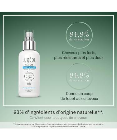 Lux ol Fortifying Serum Strength* & Vitality All Hair Types* Clinically Proven* Made in France 75 ml - Buy Online on GoSupps.com