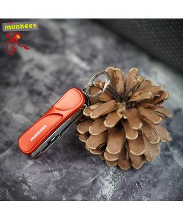 Buy Ace Camp Munkees Multi-Tool Keychain 6 Functions: Nail File Clippers Scissors & More - Portable Gift for Travel - Fast International Shipping - Buy Online on GoSupps.com