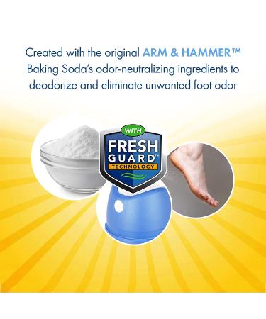 Arm & Hammer Invisible Foot Powder Spray - Talc-Free Foot Odor & Sweat Control - 7 Oz - Men & Women - 1 Pack - Buy Online on GoSupps.com