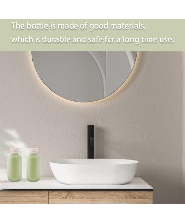 3 PCS Flip Cap Shampoo Bottles Empty Refillable Travel Bottles for Toiletries for Travel Size 200ML for Shampoo Lotions Cream Body Wash Conditioner Travel Shampoo Bottles - Buy Online on GoSupps.com