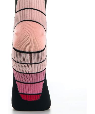 Weekend Peninsula Compression Socks for Men & Women | Knee-Length Sports & Travel Socks | L-XL Pink - Ideal for Running Flight Pregnancy & Medical Use - Buy Online on GoSupps.com