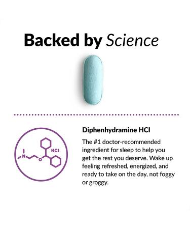 Somnapure Clinical Strength Sleep Aid with Diphenhydramine HCl | Non-Habit-Forming Nighttime Support | 30 Caplets, 30 Count | Force Factor - Buy Online on GoSupps.com