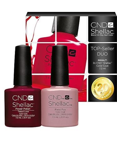 CND Shellac UV/LED Power Polish Tinted Love/Field Fox 7.3 ml - Pack of 2 Tinted Love/Field Fox 7.3 ml (Pack of 2)