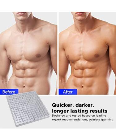 Blue Light Therapy Tanning Lamp with 225 LEDs | Full Body & Face Sunlamp for Skin Tanning - Buy Online on GoSupps.com