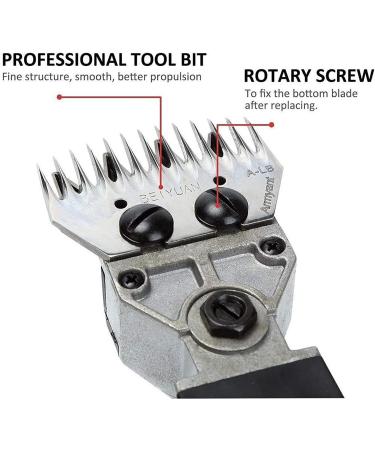 thickvalley Cordless Sheep Shears 2500R/MIN Rechargeable Electric Wool Shears with 2 Lithium Batteries and Spare Blades Sheep Shears Grooming Tolls for Shaving Fur Wool in Sheep Goats Cattle Red - Buy Online on GoSupps.com