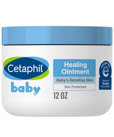 Cetaphil Baby Healing Ointment Diaper Rash Ointment Soothes and Protects Baby's Irritated Skin Skin Protectant For Dry Skin 12oz