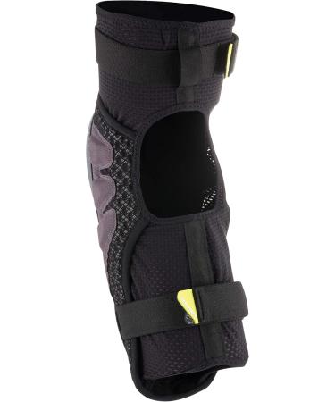 Alpinestars Sequence Knee Protectors - Anthracite/Yellow (Large/XL) | Best International Shipping | Durable Protection for Riders - Buy Online on GoSupps.com