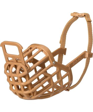 Baskerville Anti-Scavenge Muzzle Size 6 - Breathable & Safe Training Muzzle for Medium Dogs - Buy Online on GoSupps.com