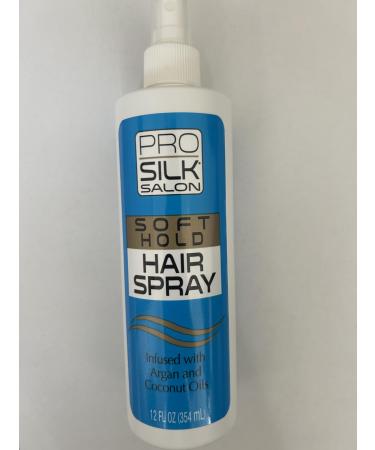 Pro Silky Salon Infused with Argan and Coconut Oils Hair Spray 12 fl oz