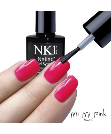 NYK1 NAILAC - STRAWBERRY ICE - Professional Gel Nail Polish - UV and LED Drying - Quick Soak Off Gel Polish 10ml - Over 100 Gel Nail Polish Nailac Colours to Choose From! - Buy Online on GoSupps.com