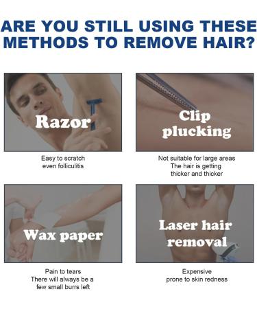 Hair Removal Cream Depilatory Cream Extra Gentle Body Depilatory Cream for Sensitive Areas Hair Removal Cream for Back Legs & Arms Made for Men All Skin Types Hair Removal Cream(60g) - Buy Online on GoSupps.com