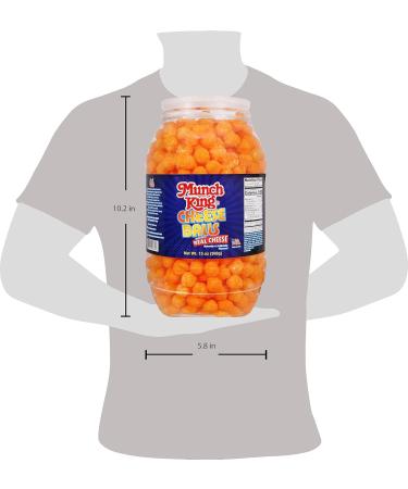 Munch King Snacks Balls - Cheese - 13 Oz. - Buy Online on GoSupps.com