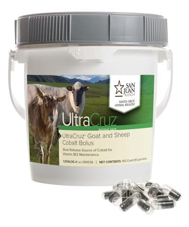 UltraCruz Goat and Sheep Cobalt Bolus Supplement - 100 Count x 10g - Buy Online on GoSupps.com