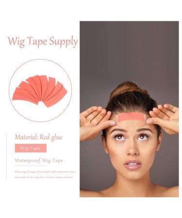 Uonlytech 36pcs Double Sided Lace Front Wig Tape for Hair Extensions - Invisible Red Gum - Secure & Comfortable Adhesive for Women - Buy Online on GoSupps.com