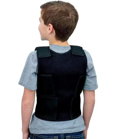 Sensory Compression Vest for Autism & Hyperactivity - Form-Fitting Breathable Design (Black Small) - Buy Online on GoSupps.com