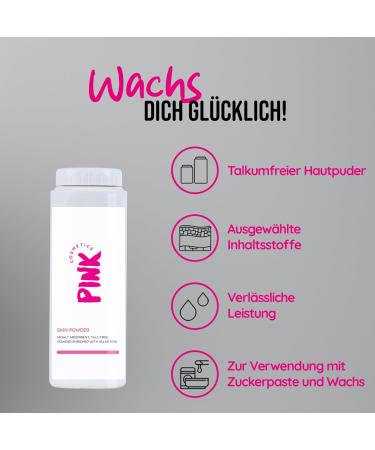 PINK Skin Powder 100g Talc-Free Waxing & Sugaring Preparation | International Shipping - Buy Online on GoSupps.com