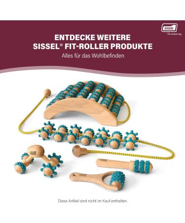 Sissel Fit-Roller T-Roller | Eco-Friendly Muscle Relaxation & Circulation | Versatile Hand Massage for Wellness & Health - Buy Online on GoSupps.com