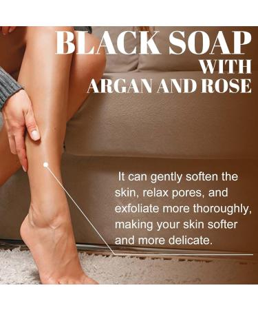 Zawina Black Soap Zawina Moroccan Black Soap African Black Soap Bar Zawina Morocco Body Scrub Zawina Morocco Black Soap Deep Cleaning For Whole Body (1PC) - Buy Online on GoSupps.com