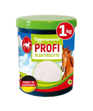 EGGERSMANN My horse feed professional electrolyte 1 kg - supplementary feed for horses - concentrate to compensate for nutrient salt losses through sweating - ideal for intensive training phases Profi electrolyte 1 kg (1 Pack)