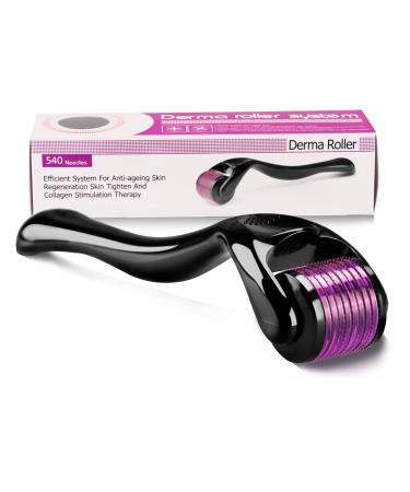 Dermar roller 1.5 mm needles 540 Titan micronadel zur regeneration of the body skin to stimulate hair growth/beard growth to reduce hair loss acne tores stretch strips 1.5mm - Buy Online on GoSupps.com