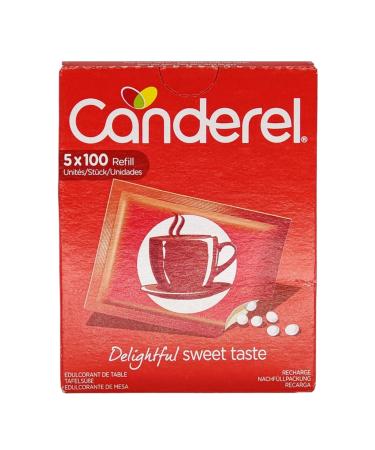 Canderel Refill Pack | 5x500 Sweetener Tabs Value Pack | Free PharmaPerle Giveaway | International Shipping - Buy Online on GoSupps.com
