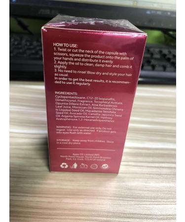 Hair Vitamin Serum Capsules - Nourishing Treatment for Frizzy & Dry Hair Infused with Vitamin A C E & Moroccan Oil 3.35 Fl Oz - Buy Online on GoSupps.com