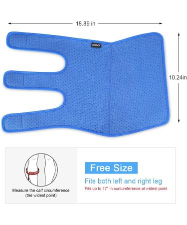 Buy Calf Compression Sleeves & Shin Wraps - Best for Running Basketball Biking & More | International Shipping Available - Buy Online on GoSupps.com