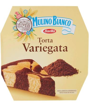 Mulino Bianco Torta pie Variegata Pack of 3 boxes of chocolate pasta 400 g