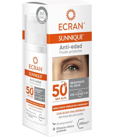ECRAN SUNNIQUE anti-aging facial SPF50+ 50 ml - Buy Online on GoSupps.com