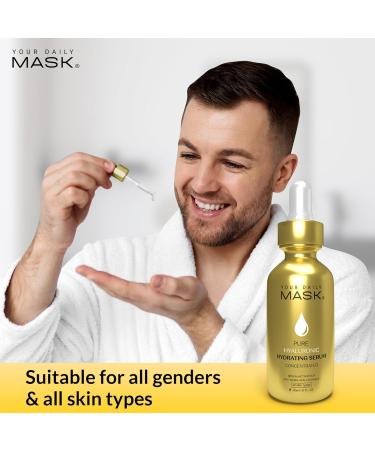 Hyaluronic Acid Serum for Face | Hydrating Anti-Aging Vitamin C Facial Serum | Moisturizing Skin Care for Fine Lines & Wrinkles - Buy Online on GoSupps.com