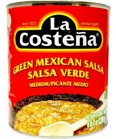 La Costena Salsa Verde 2.8kg / Mexican Tinned Salsa Verde Sauce Medium Hot Salsa Verde Dipping Sauce Large Can - Buy Online on GoSupps.com