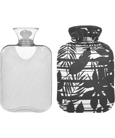 Buy Naanle Palm Leaves Flower Hot Water Bottle | 1L Transparent Heat Therapy for Pain Relief | Ideal Hand & Foot Warmer - International Shipping - Buy Online on GoSupps.com