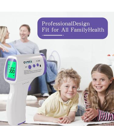 Infrared Forehead Digital Thermometer - Accurate & Fast Non-Contact Measurement | Three Color Backlight Display - Children & Adult Home Health Care - Blue - Buy Online on GoSupps.com