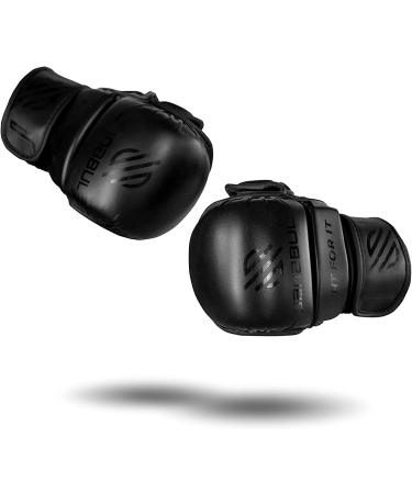 Sanabul Essential 7 oz MMA Hybrid Sparring Gloves - AllBlack (Large/X-Large) - Buy Online on GoSupps.com