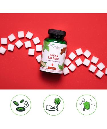 GLYCEMIA Complex | 120 Capsules (4 MONTHS) | Chrome Lynside Cinnamon Gymnema sylvestris and Bitter Melon | Regulate Sugar Content* | No Additives & VEGAN | Vegavero  - Buy Online on GoSupps.com