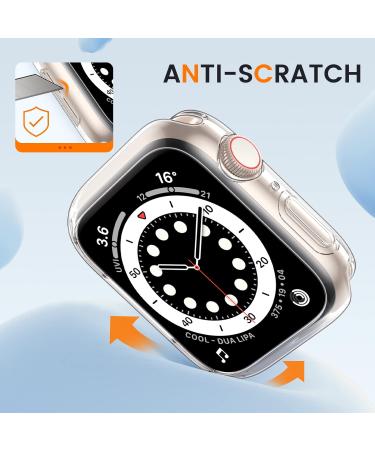 2 Pack Goton Clear Soft TPU Bumper Case for Apple Watch 40mm SE/Series 6/5/4 - Shockproof Edge Cover Protector - No Screen Protector Included - Buy Online on GoSupps.com
