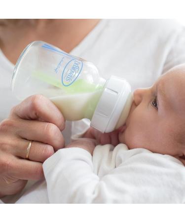 Dr. Brown's Options+ Wide-Neck Anti-Colic Baby Bottle Feeding Set with Travel Caps - Newborn Feeding Kit - Buy Online on GoSupps.com