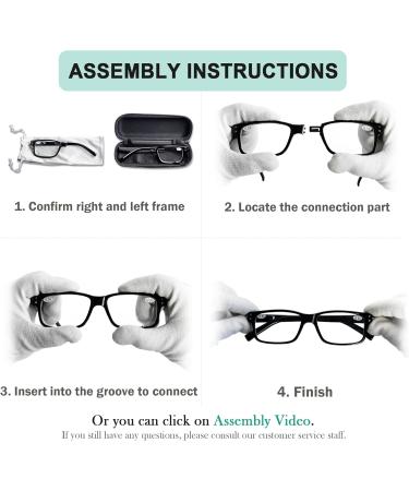 Buy Must-Have Black Left Eye +0.00 Reading Glasses - Dual Strength for Each Eye - International Shipping Available - Buy Online on GoSupps.com