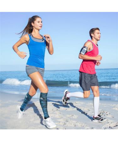 QUXIANG Compression Socks for Men & Women - 15-20 mmHg for Nursing Running Travel & Edema | Small/Medium Multiple Colors - Buy Online on GoSupps.com