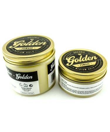 3 Oz Organic & Natural Hair Pomade Wax for Perfect Shine - Handcrafted in Denmark - Medium Hold for Long & Short Hair - Unisex - Buy Online on GoSupps.com