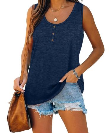 Short Sleeve T Shirts Clothing Woman T-Shirt Casual Black Clothing Top Women's Floral Pattern for Women Crop Tops Shirt Shirts Top Women's Summer Tank Top 6-blue L - Buy Online on GoSupps.com