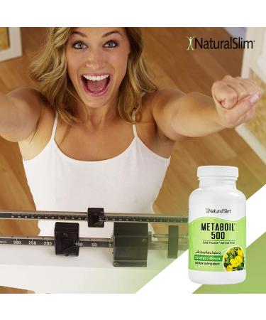 NaturalSlim Metaboil 500 with Evening Primrose Oil & GLA - 250 Softgels - Buy Online on GoSupps.com