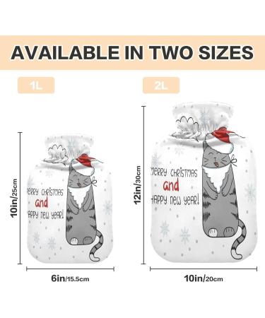 Buy KCLDECI 2L Hot Water Bottle with Cover | Christmas & New Year Gift | Foot Warmer & Pain Relief Cure - Buy Online on GoSupps.com