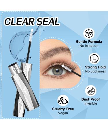 KevKev Lash Bond and Seal - 10ml Waterproof Lash Glue for Individual Lashes & DIY Lash Clusters | Long Lasting 48-72 Hours - Buy Online on GoSupps.com