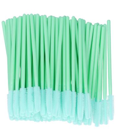 Cosmetic Applicators Fleaxible Portable 100pcs Eye Brow Wands Mascara Brushes for Home Travel Use(Silica tower type)